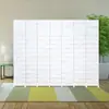 Pared divisoria de pantalla, blanco puro, para uso doméstico en la sala de estar, panel divisor para oficina, pared móvil plegable simple