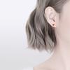 Pendientes Dulces y Lindos en Forma de Corazón con Esmalte Cobre Plateado Plata Oro de 18K Estilo Coreano Frescos Mini Pendientes Joyería