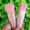 Set de 5 Brochas de Maquillaje, Espejo de Maquillaje Portátil, Brocha para Polvos, Brocha para Base de Maquillaje, Brocha para Sombras de Ojos, Herramientas de Belleza al por Mayor