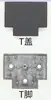 Accesorios para Estación de Trabajo Pantalla T40 Hebilla Cubierta para Mesa Partición de Empleados Columna Vertical de Aleación de Aluminio Tubo Cuadrado Accesorios de Oficina