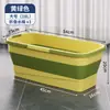 Cubo Rectangular Plano Plegable para Mopa para Uso Doméstico, Cubo para Lavar Mopa, Cubo Exprimidor de Agua, Cubo Individual para Lavado de Autos, Cubeta para Mopa