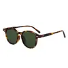 Gafas de Sol 2025 Nuevas de Moda para Mujer Retro Marco Pequeño Gafas de Sol para Rostro Pequeño Gama Alta Ins Fotografía Callejera Marco Redondo Anti-UV