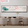 Pintura colgante moderna de lujo ligero para dormitorio, pared de fondo para hotel bed & breakfast, sala de estar, loto abstracto, picture de nueve peces, pintura decorativa de mesita de noche