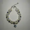Suministros para mascotas transfronterizos: Collares hechos a mano de perlas sintéticas para gatos y perros, accesorios de moda, dulces y lindos para mascotas