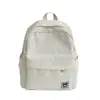Bolsas Nuevas Transfronterizas Primavera y Verano 2025 para Mujeres, Estudiantes de Secundaria y Preparatoria, Bolsas Escolares Versátiles de Color Sólido de Gran Capacidad