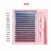 Traje de Pestañas Postizas DIY de Agrupación Única Perezosa Autoinjerto Espesador de Cabello Segmentado de Gran Capacidad TEMU Transfronterizo Europeo y Americano