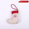Feltro de Natal boneca pequena chapéu do Papai Noel enfeites enfeites atmosfera decorações presente embalagem de presente