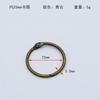 Álbum de fotos DIY de fábrica de Foshan Anillo de hojas sueltas metal anillo de hojas sueltas Libro de pintura infantil Bolsa de almacenamiento anillo Hebilla colgante para joyería