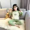 Ropa de otoño para niños y pantalones de otoño cálidos gruesos para fondo, para niños y niñas medianos y grandes, traje de ropa interior de hombro de terciopelo alemán para bebé al por mayor