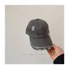 Boné de Baseball Jeans Retrô para Crianças e Pais Estilo Coreano, Boné de Aba Curva Desgastado Moderno e Descolado, Chapéu de Sol Jeans Lavado