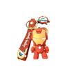 Llavero Creativo de PVC de Spiderman de Dibujos Animados Llavero de Muñeco de Iron Man Colgante para Bolso Pequeño Regalo Venta al por Mayor