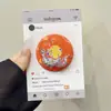 Estilo Fresco e Simples Bolsa de Areia Movediça Design de Flores Adequado para Suporte Magnético Magsafe com Super Forte Aderência, Airbag de Mesa Extensível para Mulheres