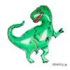 Dinossauro Filme de Alumínio Balão Cartoon Arranjo de Decoração de Aniversário Infantil Tiranossauro Raptores Long Neck Dragon Fornecimento Direto da Fábrica