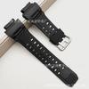 Adecuado para correa de repuesto de reloj electrónico para niños material PU negro correa de reloj deportivo de silicona una variedad de multitaalla