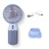 Novo Mini Ventilador de Mão, Recarregável, Portátil, Suporte de Mesa, Adequado para Casa, Dormitório Estudantil, Uso ao Ar Livre, Pequeno Presente Versátil