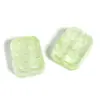 Novo Pingente Quadrado Floral de Vidro Dupla Face Imitação de Jade com Furo para Miçangas para Pulseiras, Colares, Pingentes e Acessórios de Joias DIY Atacado