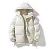 Estilo Nuevo de Invierno Chaqueta de Algodón Unisex Versión Coreana Chaqueta Acolchada con Capucha Gruesa Cálida Moderna Abrigo de Algodón para Hombre