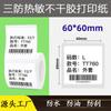 Papel Térmico Autoadhesivo a Prueba de Tres Han Yin Jingchen B11B3S Detong P1P2Dp23L Chiteng 220B221D220X
