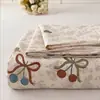 Nuevas Sábanas de Gasa Doble Capa Engrosada Individual Grado A para Maternidad e Infancia Juego de Tres Piezas para Cama Individual de Dormitorio Funda de Almohada