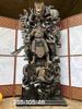 Escultura em Madeira Yulong Guan Gong Ébano Personagem Escultura em Raiz Chão Madeira Maciça Abertura Clube Hall da Empresa Artesanato Grande Sonho Fonte