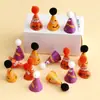 Decoración de Pastel de Halloween Arcilla Suave Figura Linda de Fantasma Ojos Chistosos Perlas de Azúcar Velas de Halloween Toppers Inserts