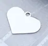 Accesorios de joyería personalizados de acero inoxidable transfronterizos corazón de melocotón liso patrón grabado diy colgante collar colgante venta al por mayor