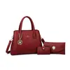 Conjunto de Três Peças Transfronteiriço de Bolsas Mãe e Filha 2026 Novo Estilo Bolsa de Ombro Simples Feminina Bolsa de Mão de Alta Qualidade Bolsa Transversal de Grande Capacidade
