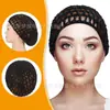 Red de ganchillo para el cabello, diadema, gorro de red de ganchillo para el cabello, gorro de cobertura de rayón, cobertura de red corta para hombres y mujeres, decoración para dormir