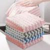 Paño absorbente de cocina de tela de vellón de coral engrosado, paño de limpieza de platos, paño de limpieza de tazones con descontaminación, descontaminación de aceite no manchado 30*40 PCT