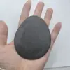 Processamento e Personalização de Pedras Lisas Ovais pelo Fabricante, Personalização de Texto e Padrões de Acordo com Desenhos, Pedra Preta Feita à Máquina