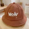 Chapéu de Pescador Bebê Primavera Chapéu Fino Bordado com Letras Chapéu para Meninos e Meninas Chapéu de Sol Chapéu Bacia Proteção Solar para Viagem Chapéu Moderno