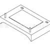 Base de anillo magnético 45x30mm, base de inductor, base - BASE-046