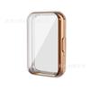 Funda Protectora Integral de TPU Galvanizado Adecuada para Samsung Galaxy Watch Fit 3, Carcasa Suave Anti-Caídas a Prueba de Polvo