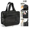 Bolsa de Maquiagem de Malha de Nylon Transfronteiriça, Bolsa Grande de Armazenamento para Cosméticos, Bolsa de Higiene Pessoal Portátil para Viagem, Suporta Personalização