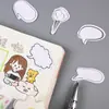 Pegatinas Creativas de Cuadro de Diálogo Estilo Ins Material de Decoración para Manual, Diario, Álbum de Fotos Etiqueta Sello Pegatina DIY