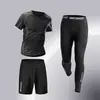 Ropa deportiva para hombre, mallas de secado rápido, alta elasticidad, para correr, entrenar, baloncesto, correr por la mañana, ciclismo, primavera y otoño.