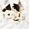 Bufanda Pequeña de Invierno Estilo Coreano Cuello Snoop Maomao para Mujer Protección del Cuello Versátil Linda con Patrón de Conejo Rex Felpa Imitación Cebra para Niña
