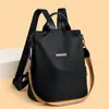 Mochila Estilo Novo Coreano Tecido de Nylon Versátil Bolsa Feminina Moda Casual para Trabalho Viagem Passeio Mochila Feminina