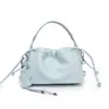 El Nuevo Diseño de Nicho de Este Año es Sencillo y Sofisticado, con un Bolso de Mano Plisado y un Bolso Cruzado Versátil para el Uso Diario y para Ir al Trabajo con un Patrón de Lichi