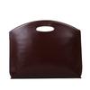 Bolso Nuevo Primavera 2024 Estilo Frío Maletín Cuero Aceitado Moda Bolso de Mano Color Sólido Sencillo Personalidad Bolso de Mujer Trendy