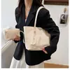 Bolsa Grande de Luxo 2025 Outono Inicial Bolsa Feminina Bolsa de Ombro Grande Capacidade Roupas de Trabalho Versátil Conjunto de Três Peças Bolsinha Bolsa Tote