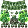Nueva Decoración Temática de Fiesta Militar Camuflaje Bandera Tamaño Globo Tarjeta Colgante Conjunto Fiesta
