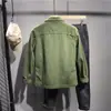 Heavy Washed Multi-Pocket Trendy Brand Casual Crock Jacket Masculino Solto Primavera e Outono Top Jaqueta Japonesa Roupa Masculina