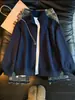 Sudadera con capucha de punto con patrón de escamas de dragón Klein azul americano para hombre, Otoño, Corte limpio, Cuello alto, Chaqueta de béisbol, Ropa exterior