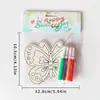 Borde de Madera Pascua DIY Hecho a Mano Pizarra de Bocetos Pintura para Niños Decoraciones de Madera Hechas a Mano Pizarra de Bocetos Pintada Creativa Rompecabezas