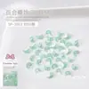 Acessórios para Nail Art: Pétalas e Folhas de Lírio de Resina 3D, Flores de Lírio de Cinco Pétalas, Decorações de Unha Usáveis, 50 Peças