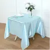 Fornecimento de Toalha de Mesa Redonda Simples Moderna de Cetim Decoração de Casamento Banquete Festa de Aniversário Toalha de Mesa Redonda Toalha de Mesa