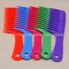 Atacado grande plástico pente de dente largo grande dente encaracolado cabelo especial pente rabo de cavalo peruca pente antiestático suprimentos de cabelo