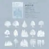 Pacote de Adesivos Momo Transfronteiriço Série Natural Meio-Tom Diário Artístico Material DIY Adesivos Decorativos 30 Folhas 4 Estilos