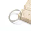 Anillo Redondo de Acero de Titanio Estilo Frío Ins Japonés y Coreano de Moda Simple Anillo para Dedo Índice Femenino Elegante Versátil Moda Estilo Pareja